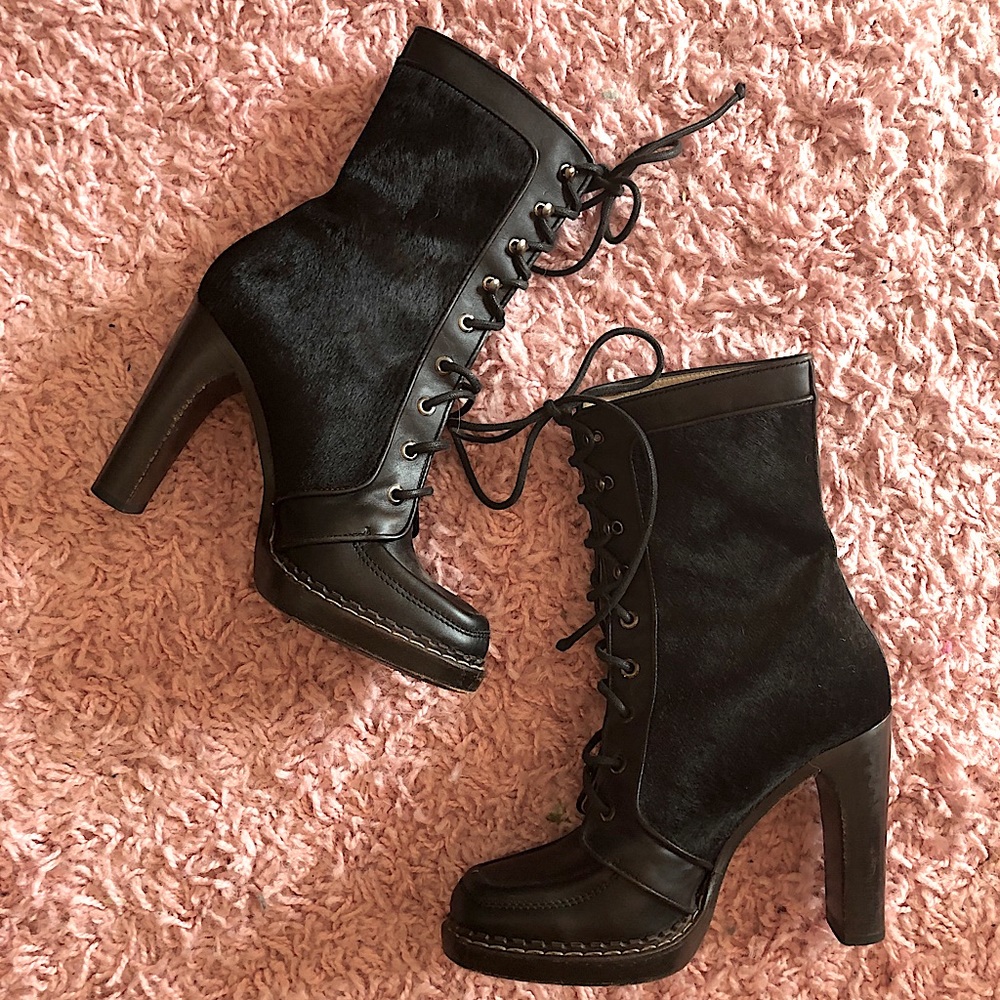 Proenza Schouler lace-up ankle boots